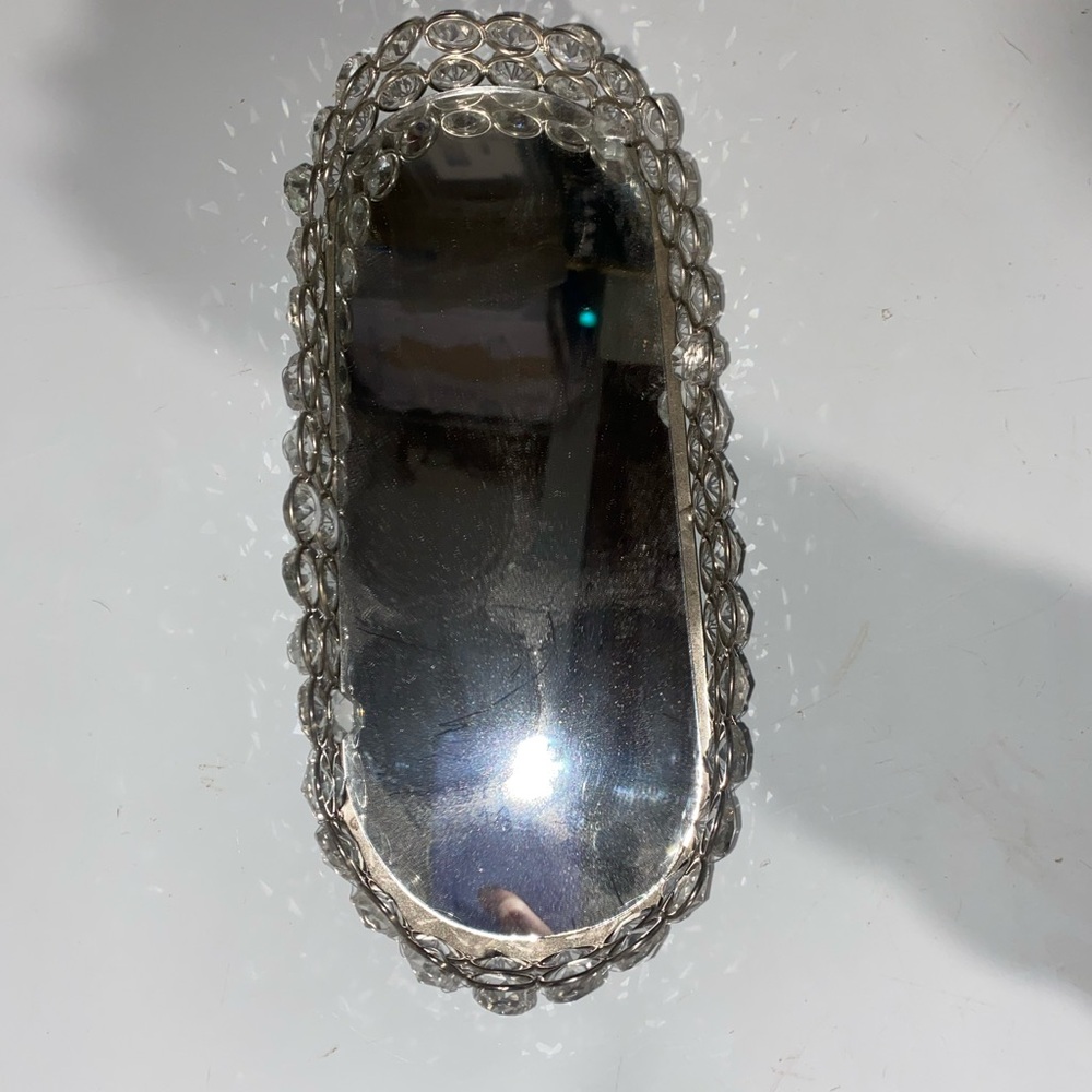 Elegant Silver Mirrored Tray - Picture 3 of 3